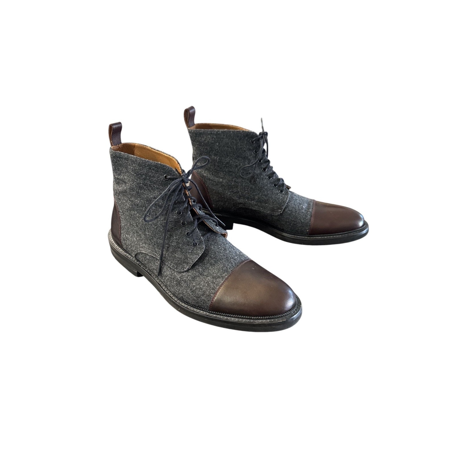 Taft The Jack In Grey/Oxblood Boots Sz 11 $349 — image 2 of 6